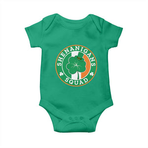 St Patrick's Day Baby Onesie Shenanigans Squad Funny Matching Group TS09 Irish Green Print Your Wear