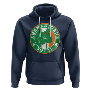 St. Patrick's Day Hoodie Shenanigans Squad Funny Matching Group TS09 Navy Printyourwear