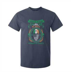 Irish By Blood American By Birth Patriot By Choice T Shirt For Kid TS09 Navy Print Your Wear