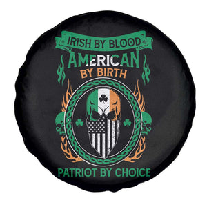 Irish By Blood American By Birth Patriot By Choice Spare Tire Cover TS09 Print Your Wear