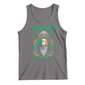 Irish By Blood American By Birth Patriot By Choice Tank Top TS09 Deep Heather Print Your Wear