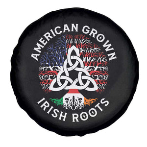 American Grown Irish Roots Ireland Flag Spare Tire Cover TS09 Print Your Wear