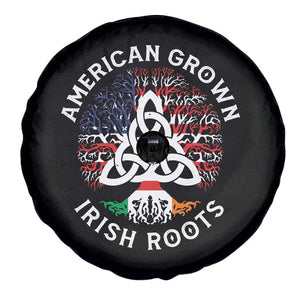 American Grown Irish Roots Ireland Flag Spare Tire Cover TS09 Print Your Wear