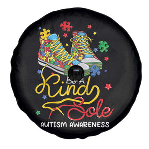 Autism Awareness Spare Tire Cover Be A King Sole Puzzle Shoe TS09 Print Your Wear