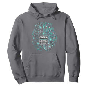 Autism Awareness Hoodie It's Not A Processing Error It's A Different Operating System Autistic TS09 Charcoal Printyourwear