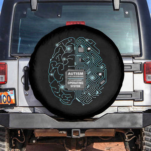Autism Awareness Spare Tire Cover It's Not A Processing Error It's A Different Operating System Autistic TS09 No hole Black Print Your Wear