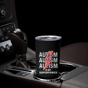 Autistic Tumbler Cup Autism Is My Super Power Brain Superhero TS09 Print Your Wear