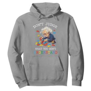 Autism Awareness Hoodie Don't Jundge What You Don't Understand Funny TS09 Sport Gray Printyourwear