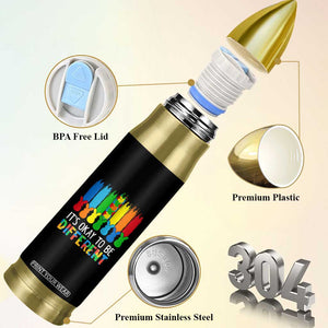 Autism Awareness Bullet Tumbler It's OK To Be Different Puzzle Easter Bunny TS09 Print Your Wear