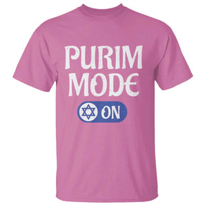Funny Purim Mode On T Shirt Jewish Star of David TS09 Azalea Print Your Wear