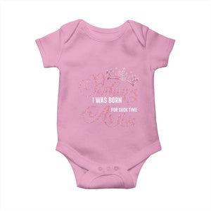 Funny Purim Queen Baby Onesie Perhaps I Was Born For Such Time As This TS09 Light Pink Print Your Wear