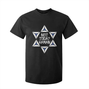 Not Today Haman Purim T Shirt For Kid Hamantash Jewish Star of David TS09 Black Print Your Wear