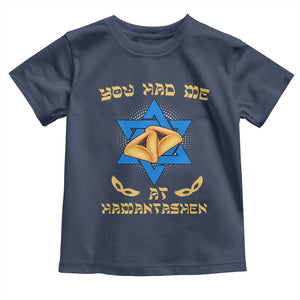 Funny Purim Toddler T Shirt You Had Me At Hamantash TS09 Navy Print Your Wear