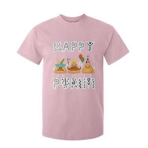Happy Purim Funny Hamantash T Shirt For Kid TS09 Light Pink Print Your Wear