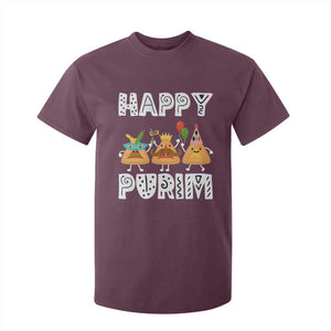 Happy Purim Funny Hamantash T Shirt For Kid TS09 Maroon Print Your Wear