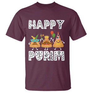 Happy Purim Funny Hamantash T Shirt TS09 Maroon Print Your Wear