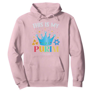 Funny Jewish This Is My Purim Costume Hoodie TS09 Light Pink Print Your Wear
