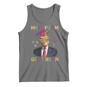 Trump Purim Tank Top Make Purim Great Again Jewish TS09 Black Heather Print Your Wear