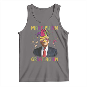 Trump Purim Tank Top Make Purim Great Again Jewish TS09 Deep Heather Print Your Wear