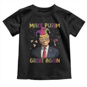 Trump Purim Toddler T Shirt Make Purim Great Again Jewish TS09 Black Print Your Wear