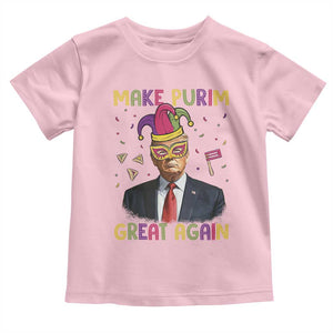 Trump Purim Toddler T Shirt Make Purim Great Again Jewish TS09 Light Pink Print Your Wear