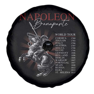 Funny History Lover Spare Tire Cover Napoleon Bonaparte World Tour TS09 Print Your Wear