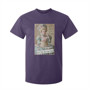 Satirical Funny History Jokes T Shirt For Kid Let Them Eat Cake Marie Antoinette Queen of France TS09 Purple Print Your Wear