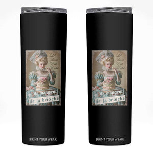 Satirical Funny History Jokes Skinny Tumbler Let Them Eat Cake Marie Antoinette Queen of France TS09 Black Print Your Wear