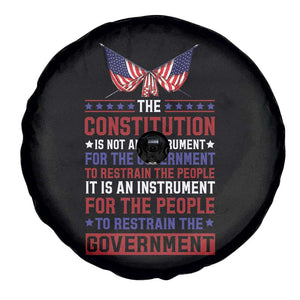 American Patriotism Spare Tire Cover The Constitution Is An Instrument TS09 Print Your Wear