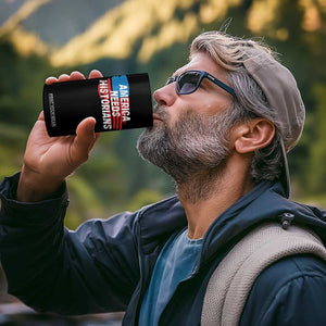 America Needs Historians 4 in 1 Can Cooler Tumbler TS09 Print Your Wear