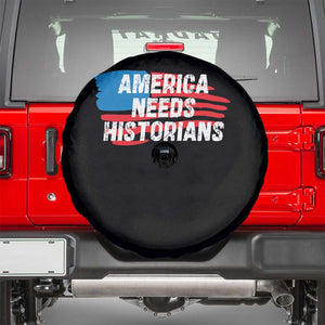 America Needs Historians Spare Tire Cover TS09 Black Print Your Wear