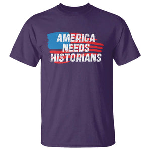 America Needs Historians T Shirt TS09 Purple Print Your Wear