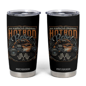 Vintage Hotrod Hot Rodder Tumbler Cup TS09 Black Print Your Wear