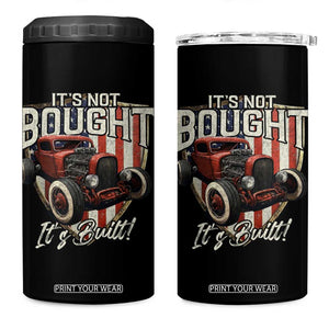 Vintage Hotrod Hot Rodder 4 in 1 Can Cooler Tumbler It's Not Bought It's Built TS09 One Size: 16 oz Black Print Your Wear