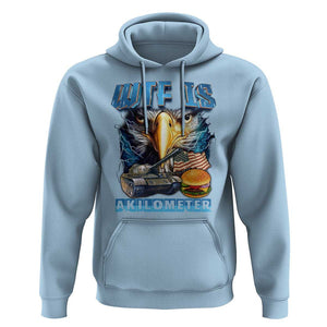 WTF Is A Kilometer Hoodie Funny Eagle American Joke Patriotic TS09 Light Blue Print Your Wear