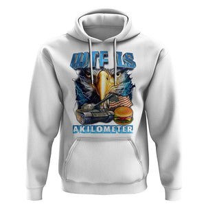 WTF Is A Kilometer Hoodie Funny Eagle American Joke Patriotic TS09 White Print Your Wear