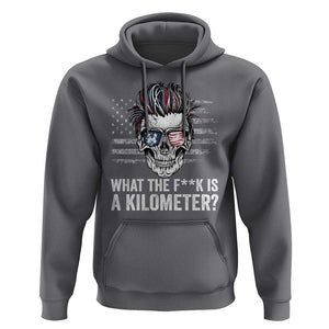 WTF Is A Kilometer Hoodie Funny Skull American Joke Patriotic TS09 Charcoal Print Your Wear