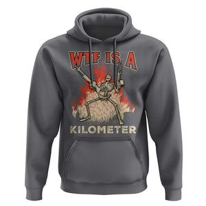 WTF Is A Kilometer Hoodie Funny Skeleton American Joke Patriotic TS09 Charcoal Print Your Wear
