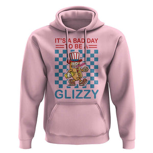 Funny 4th Of July Hoodie Its A Bad Day To Be A Glizzy Hot Dog TS09 Light Pink Print Your Wear