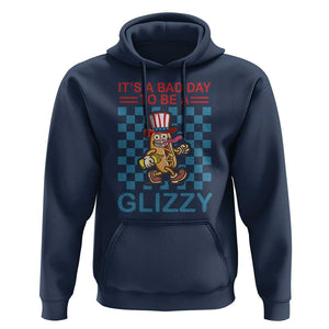 Funny 4th Of July Hoodie Its A Bad Day To Be A Glizzy Hot Dog TS09 Navy Print Your Wear