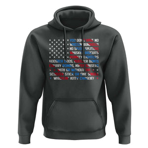 Funny 4th Of July Hoodie You Dont Have No Whistlin Bungholes TS09 Dark Heather Print Your Wear