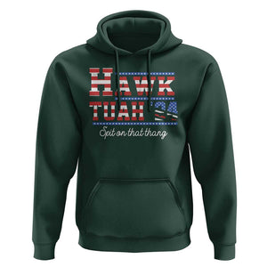 Funny Hawk Tuah Spit On That Thing Hoodie TS09 Dark Forest Green Print Your Wear
