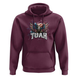 Hawk Tuah Cool America Ealge Hoodie TS09 Maroon Print Your Wear