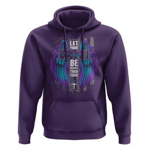 Suicide Prevention Hoodie Let Your Faith Be Bigger Than Your Fear Christian TS09 Purple Print Your Wear