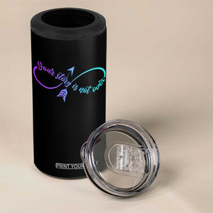 Suicide Prevention 4 in 1 Can Cooler Tumbler Your Story Is Not Over Yet Arrow TS09 Print Your Wear