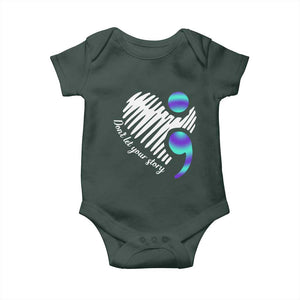 Suicide Prevention Baby Onesie Don't Let Your Story End TS09 Print Your Wear