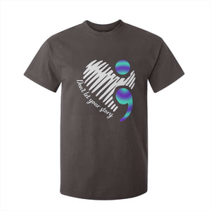 Suicide Prevention T Shirt For Kid Don't Let Your Story End TS09 Dark Chocolate Print Your Wear