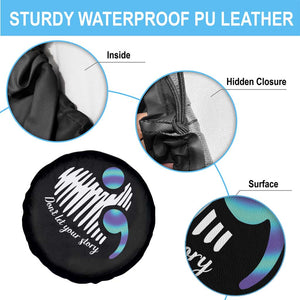 Suicide Prevention Spare Tire Cover Don't Let Your Story End TS09 Print Your Wear