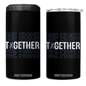 Suicide Prevention Support 4 in 1 Can Cooler Tumbler We Fight Together Squad TS09 One Size: 16 oz Black Print Your Wear