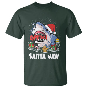 Santa Jaws Shark Christmas At The Beach T Shirt TS09 Printyourwear